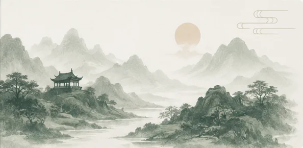 Chengdu qingcheng landscape illustration crop e1782702108441